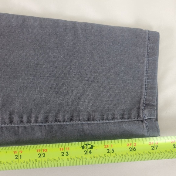 Elle Womens Jeans Size 6 Low Rise Gray Denim Jegging Distressed Charcoal Wash - Picture 7 of 16